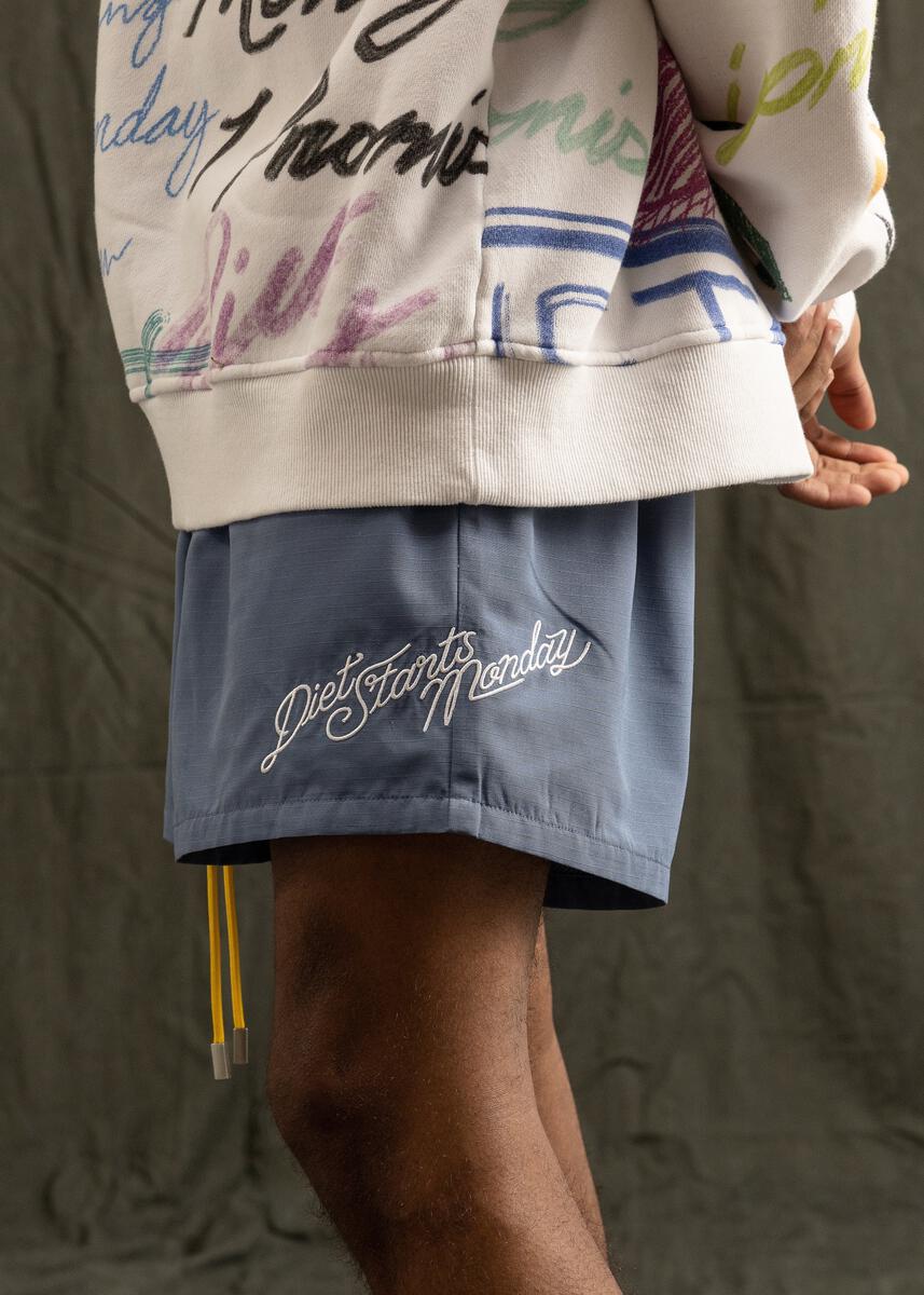 Cursive Ripstop Shorts