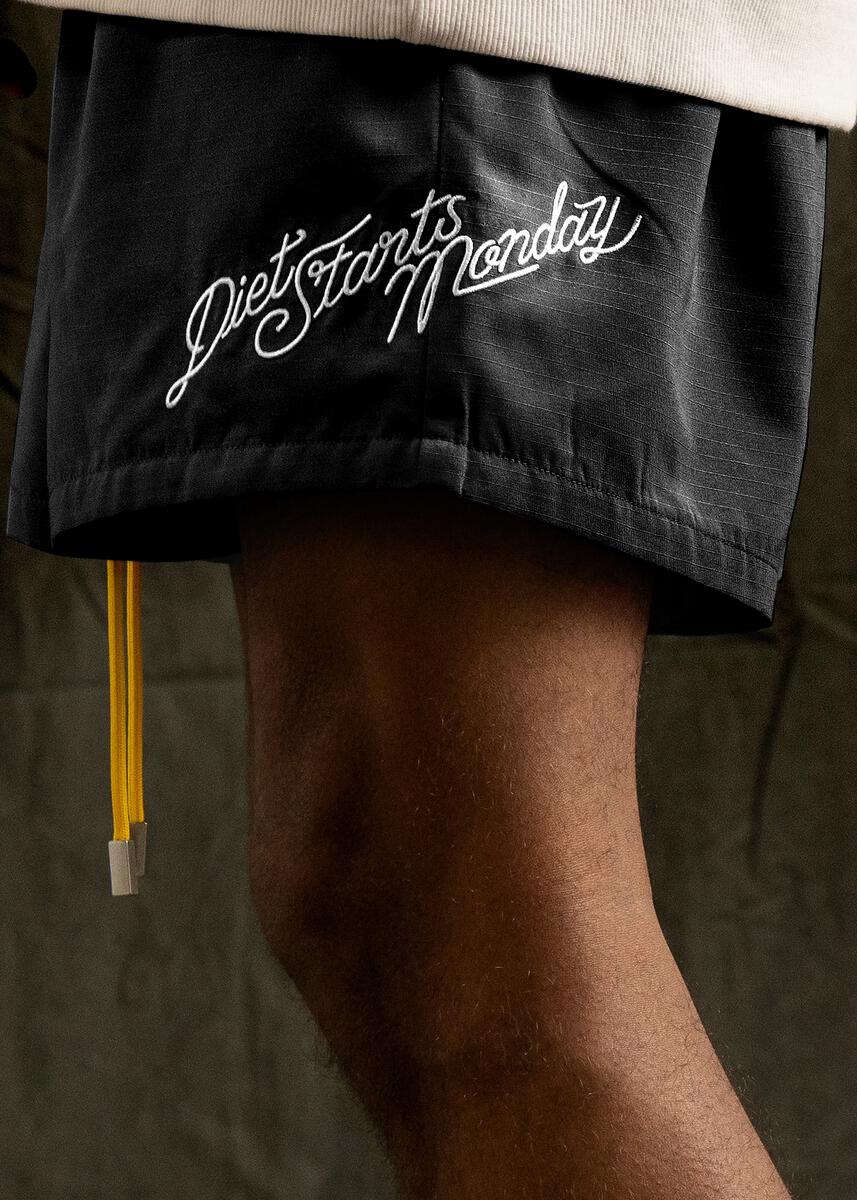 Cursive Ripstop Shorts