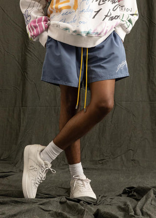 Cursive Ripstop Shorts