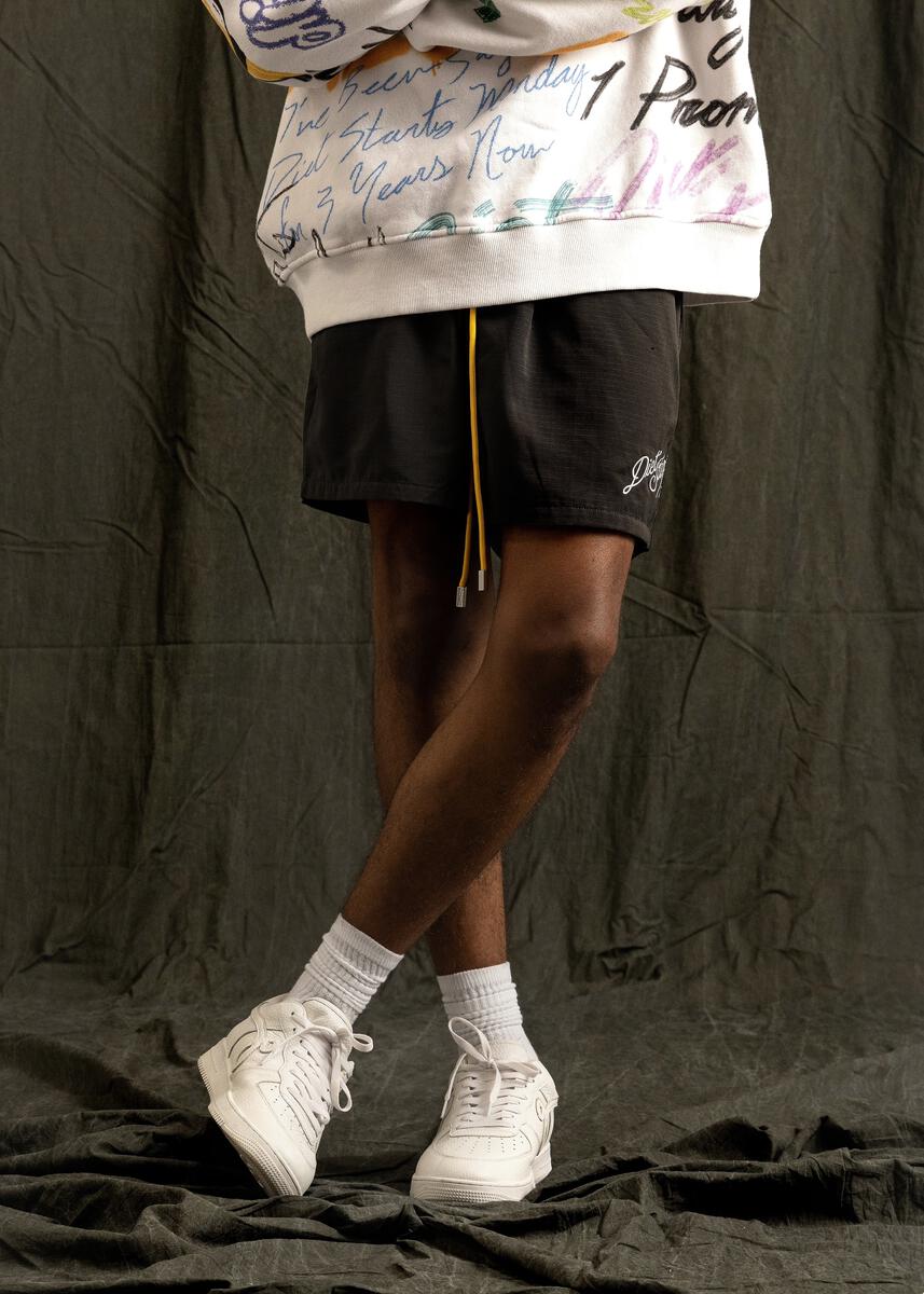 Cursive Ripstop Shorts