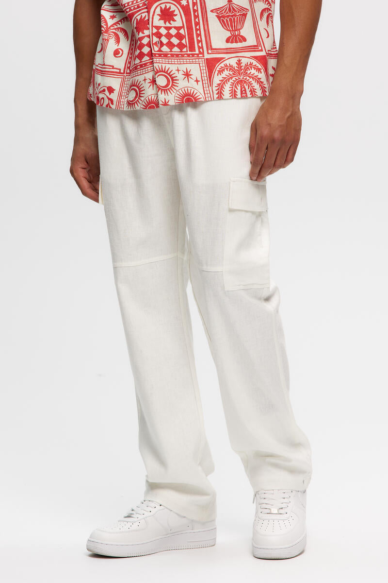 Cargo Linen Pants