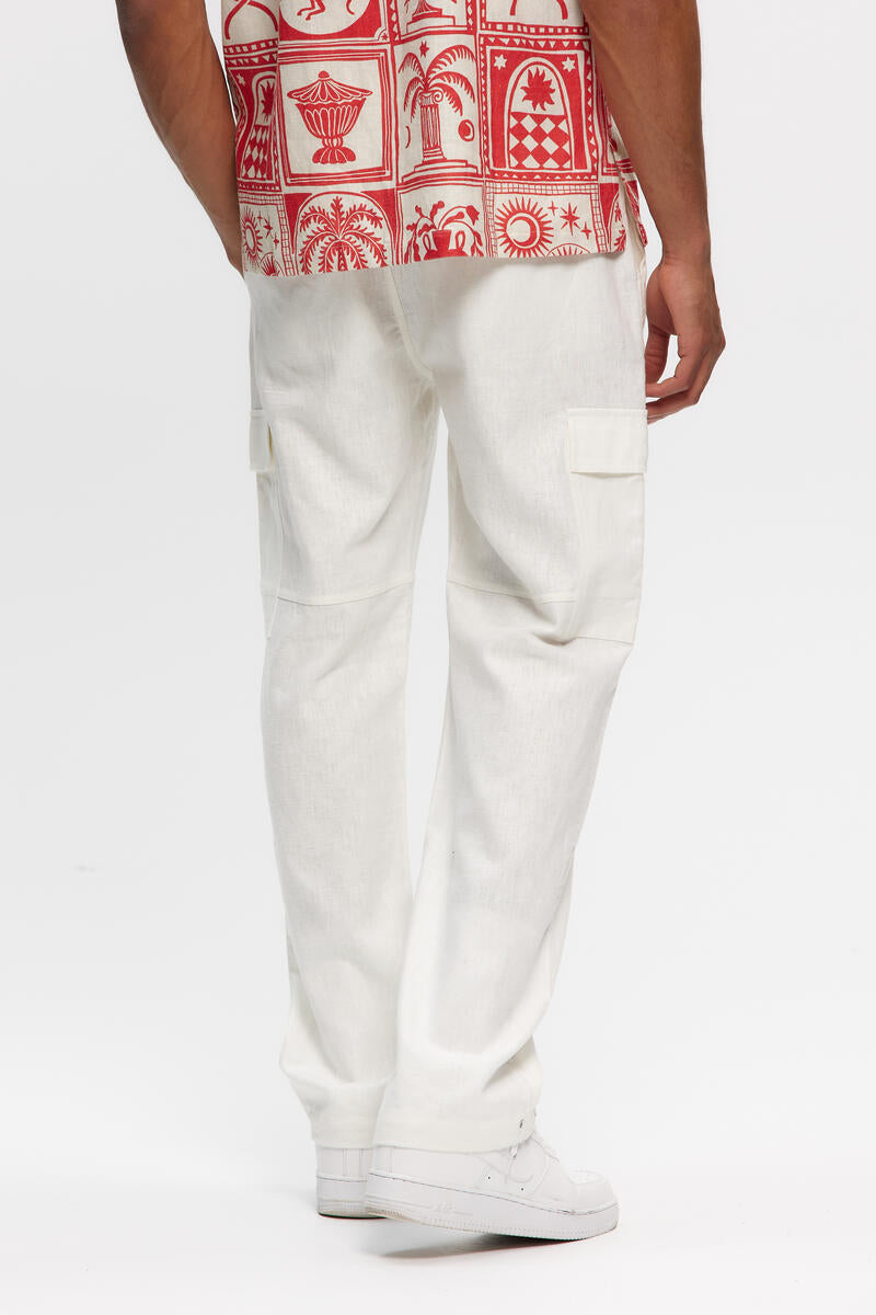 Cargo Linen Pants