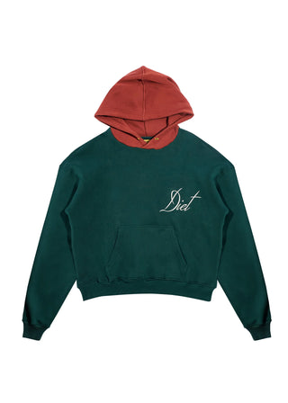 Script Two Tone Hoodie