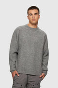 Brushed Knit Crew