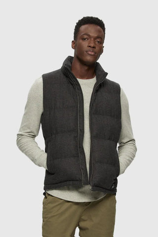 Herringbone Puffer Vest