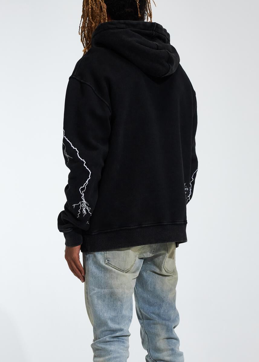 Sweat à capuche éclair