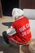 VESTE VARSITY SU CASA